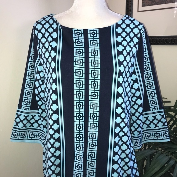 2/$15 Charter Club Stretch Jersey Long Tunic Top L - Picture 2 of 5